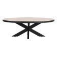 Centre Table DKD Home Decor Natural Metal Mango wood 130 x 70 x 45 cm Online Hot Sale