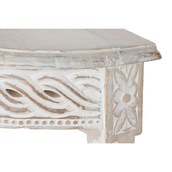 Console Home ESPRIT White Mango wood 114,3 x 38,1 x 82 cm Sale