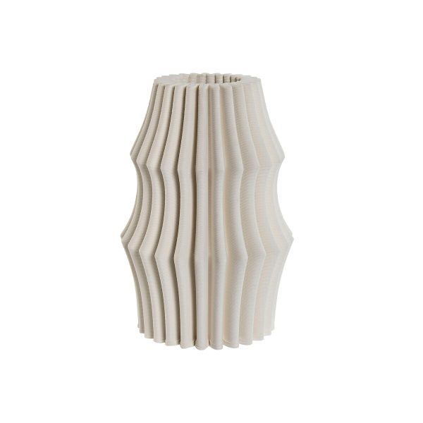 Vase Home ESPRIT White Stoneware Modern 15 x 15 x 22,5 cm Fashion