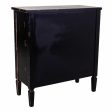 Console Alexandra House Living Black Metal Glass Fir wood MDF Wood 36 x 88 x 80 cm Cheap