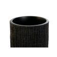 Vase Home ESPRIT Black Resin Colonial 12 x 12 x 47,5 cm on Sale