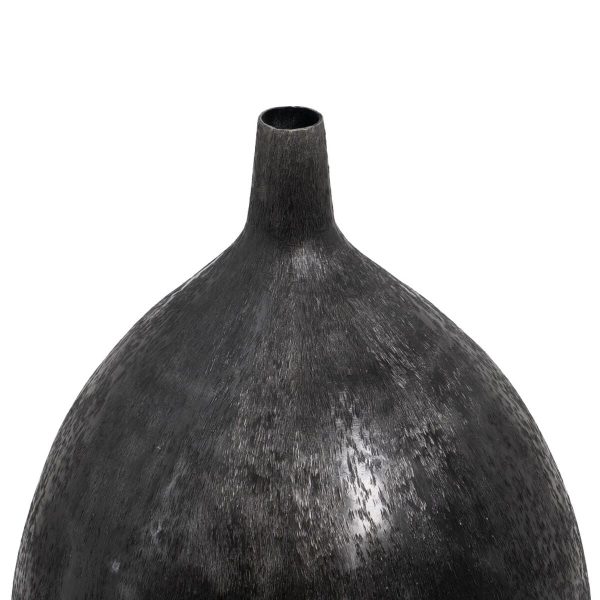 Vase Black Aluminium Online now