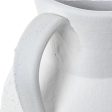 Vase Alexandra House Living White Ceramic 19 x 30 cm Fashion