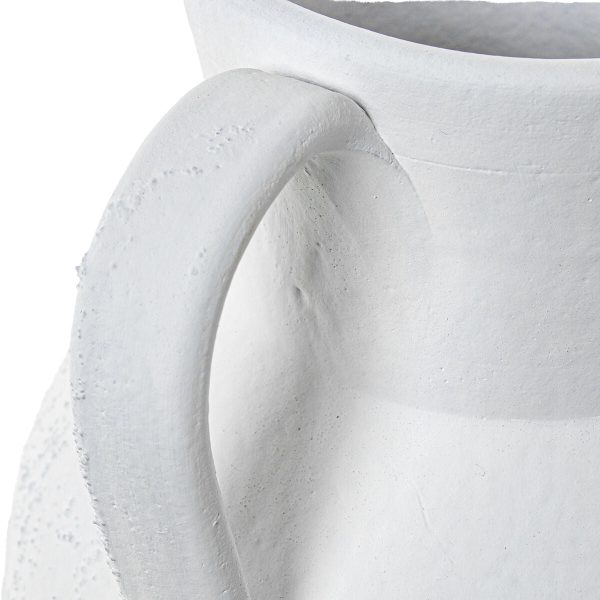 Vase Alexandra House Living White Ceramic 19 x 30 cm Fashion