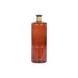 Vase DKD Home Decor Terracotta Rope Tempered Glass 25 x 25 x 75 cm on Sale