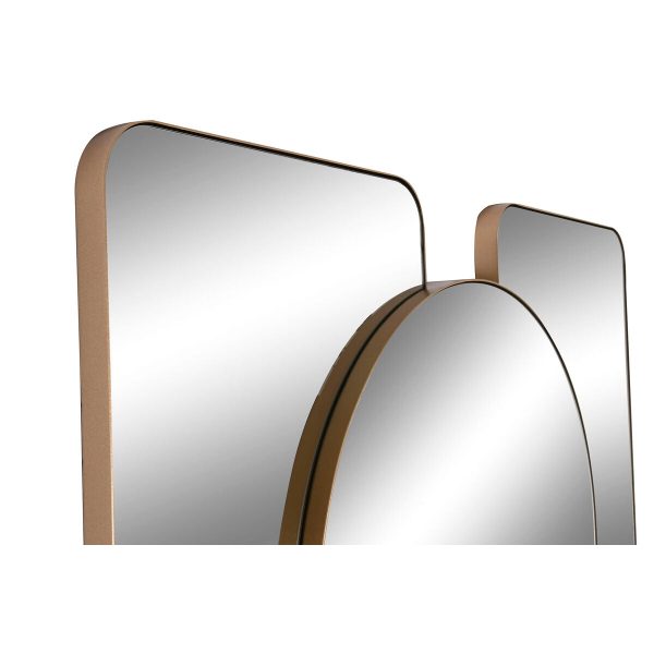 Wall mirror Home ESPRIT Golden Modern 100 x 5 x 200 cm For Cheap