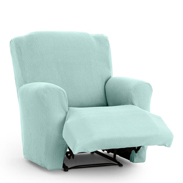 Armchair slipcovers Eysa ULISES Aquamarine 80 x 100 x 90 cm For Sale