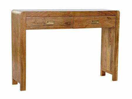 Console DKD Home Decor Natural Acacia 110 x 27 x 76 cm For Sale