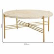 Centre Table Alexandra House Living White Metal Fir wood MDF Wood 80 x 36 x 80 cm Hot on Sale