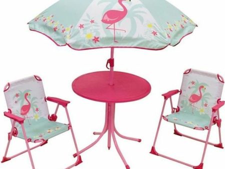 Garden furniture Fun House Children s Pink flamingo 4 Pieces Cheap