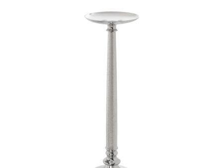 Candleholder Alexandra House Living Grey Metal 18 x 64 x 18 cm Online Hot Sale