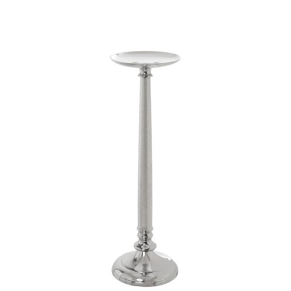 Candleholder Alexandra House Living Grey Metal 18 x 64 x 18 cm Online Hot Sale