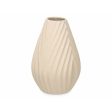 Vase Beige Ceramic 21 x 31 x 21 cm (4 Units) Stripes Online