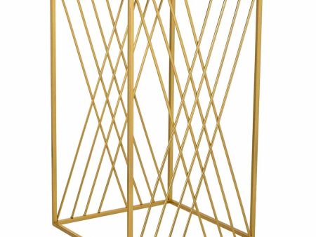 Corner table Alexandra House Living Gold 40 x 70 x 40 cm Online now