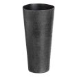 Vase Grey Metal 15 x 15 x 31 cm For Cheap