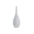 Vase DKD Home Decor White Resin Modern (18 x 18 x 50 cm) Online