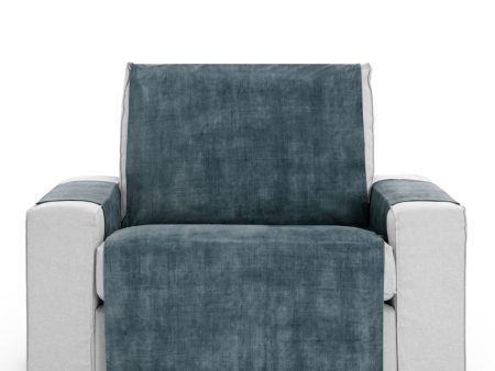 Armchair slipcovers Eysa TURIN Blue 100 x 110 x 55 cm on Sale