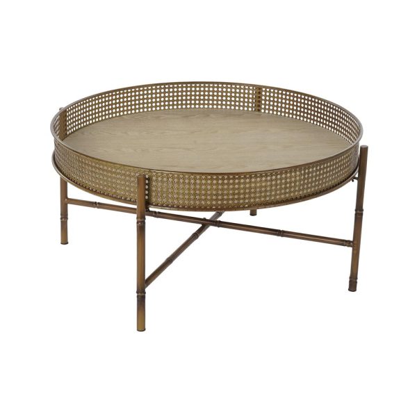 Centre Table DKD Home Decor Metal 80 x 80 x 38 cm Online