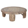 Centre Table Home ESPRIT Natural 125 X 125 X 40 cm Hot on Sale