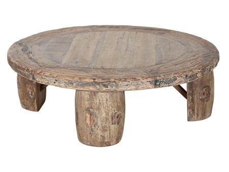 Centre Table Home ESPRIT Natural 125 X 125 X 40 cm Hot on Sale