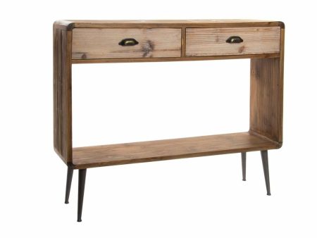 Console DKD Home Decor Wood Metal (115 x 30 x 96 cm) For Cheap