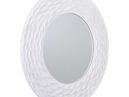 Wall mirror Alexandra House Living White 80 x 2 x 80 cm Circle Fashion