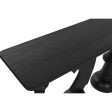 Console Home ESPRIT Black 140 x 40 x 80,5 cm Supply