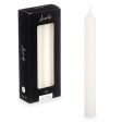 Candle Set Acorde 126-A-AR White 2 x 2 x 20 cm (12 Units) Fashion