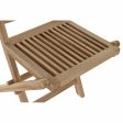 Garden chair DKD Home Decor Brown 57 x 47 x 90 cm Teak (57 x 47 x 90 cm) Sale