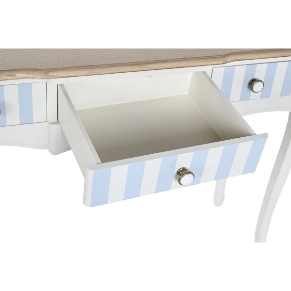 Console DKD Home Decor Ceramic White Sky blue (110 x 40 x 79 cm) For Cheap