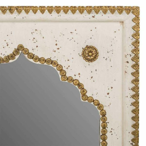 Wall mirror Alexandra House Living Golden 2 x 51 x 40 cm Rectangular on Sale