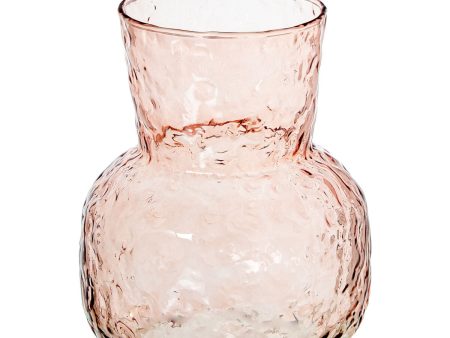 Vase Alexandra House Living Pink Crystal 16 x 20 cm For Cheap