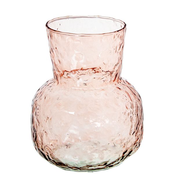 Vase Alexandra House Living Pink Crystal 16 x 20 cm For Cheap