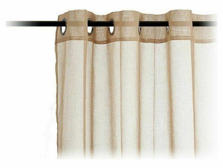 Curtains 140 x 260 cm Beige (6 Units) For Sale