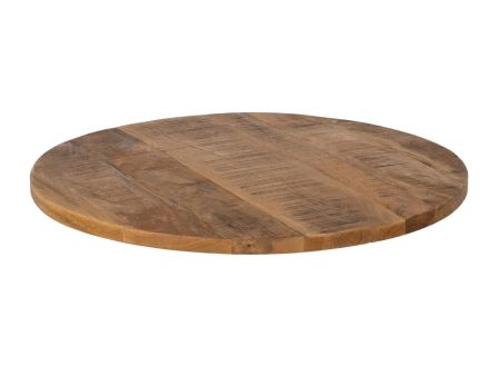 Tabletop Beige 70 x 70 x 3 cm Circular Hot on Sale