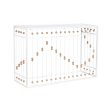 Console Home ESPRIT White Golden Mirror 120 x 40 x 80 cm For Discount