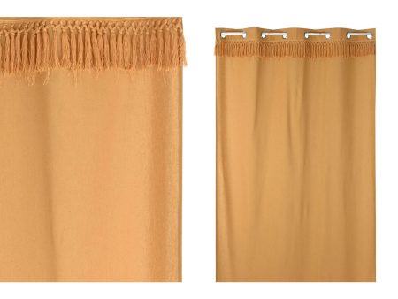 Curtain Home ESPRIT Mustard With tassles 140 x 260 x 260 cm For Cheap