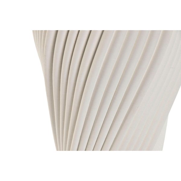 Vase Home ESPRIT White Stoneware Modern 16 x 16 x 40 cm Online Sale