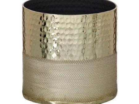 Vase Golden 13 x 13 x 13 cm Aluminium For Discount