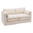 2-Seater Sofa Beige 194 x 100 x 94 cm Online Sale