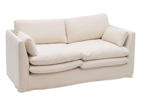 2-Seater Sofa Beige 194 x 100 x 94 cm Online Sale