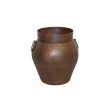 Vase Romimex Brown Metal 35 x 40 x 35 cm Supply