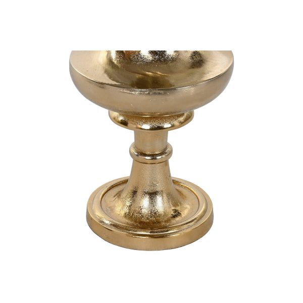 Vase Home ESPRIT Golden Aluminium Modern Wineglass 32 X 32 X 98 cm on Sale