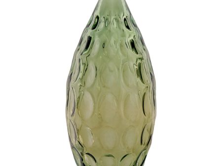 Vase Alexandra House Living Green Crystal 17 x 39 cm Discount