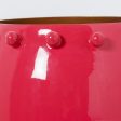 Candleholder Alexandra House Living Red Metal 20 x 22 x 20 cm Enamelled Metal Online Sale