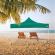 Gazebo Aktive Foldable Adjustable height Steel Polyester 420D Oxford Green 300 x 320 x 300 cm Online