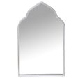 Wall mirror Alexandra House Living Silver Rectangular For Sale