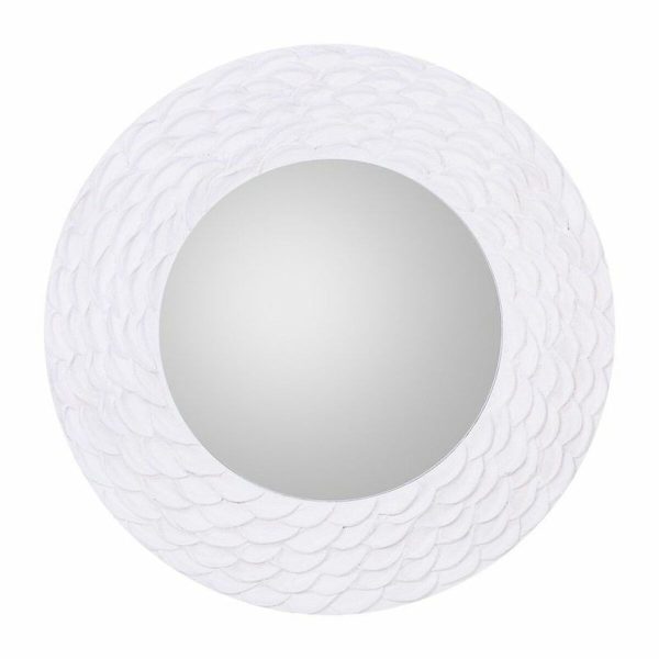 Wall mirror Alexandra House Living White 80 x 2 x 80 cm Circle Fashion