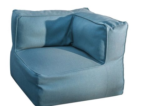 Garden sofa Gissele Light Blue Nylon 80 x 80 x 64 cm Discount