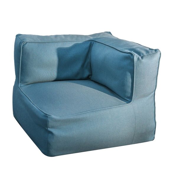 Garden sofa Gissele Light Blue Nylon 80 x 80 x 64 cm Discount